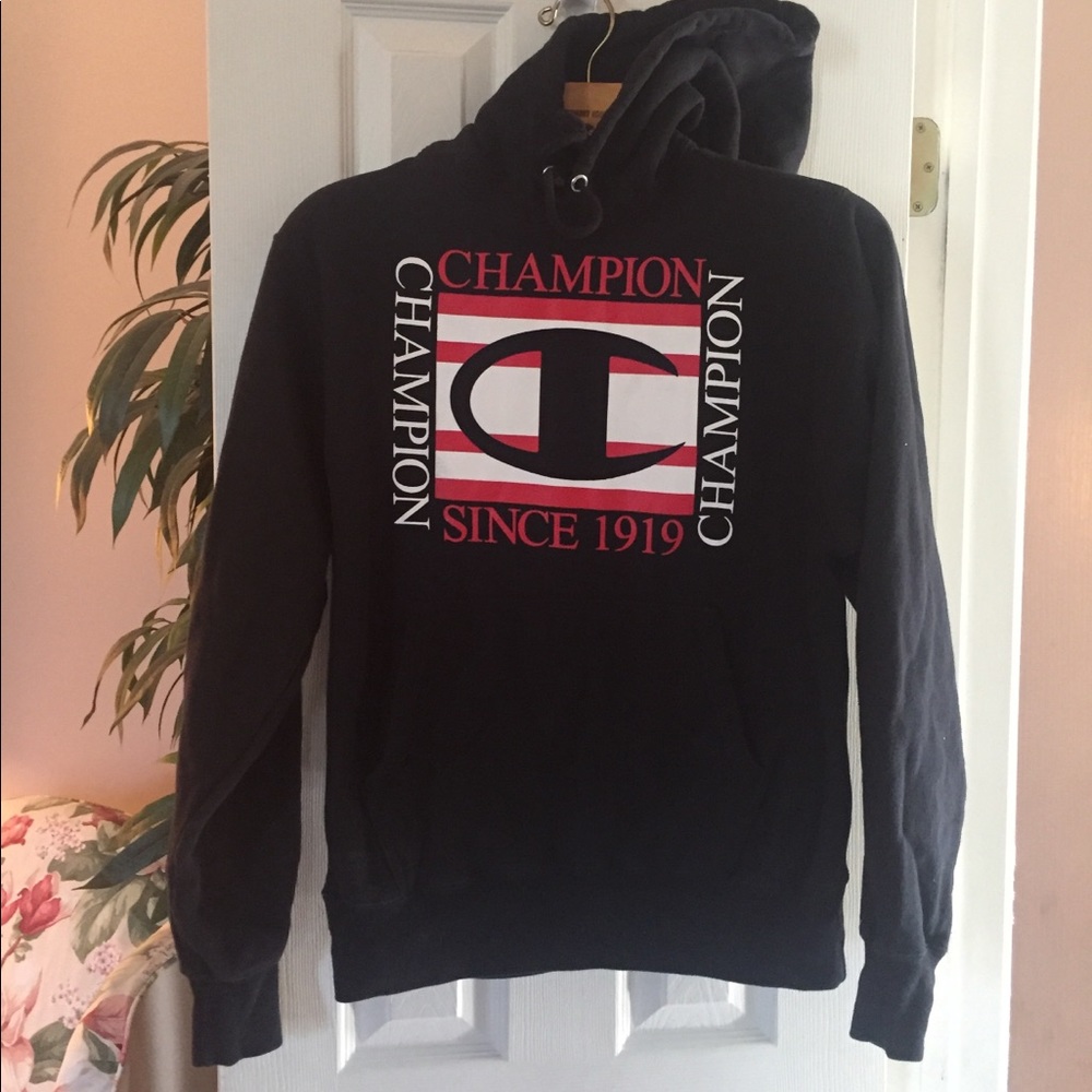 Champion Reverse Weave Hoodie Sweatshirt Size S